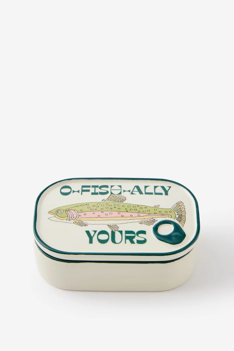 Typo Ceramic Trinket Box